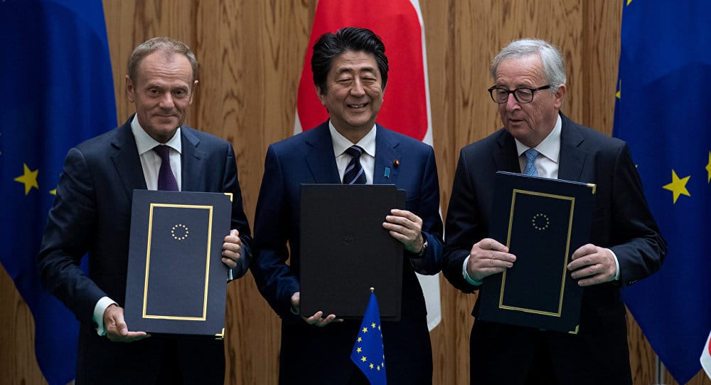 AB ile Japonya en büyük ticaret anlaşmalarından birine imza attı