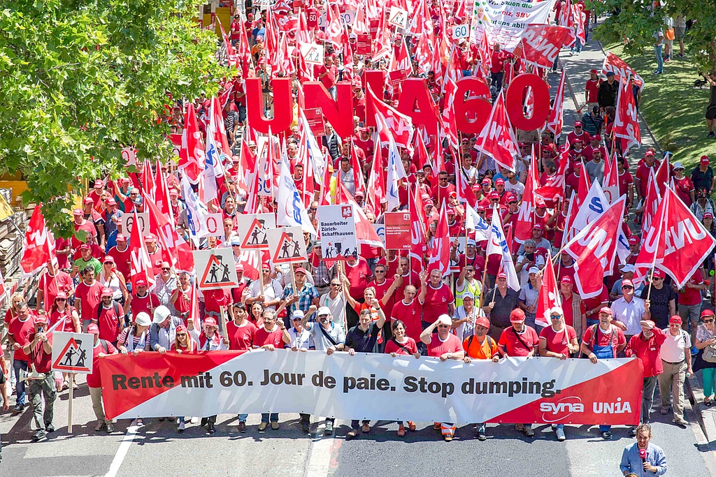 İsviçre'de İnşaat işçilerinin direnişi kazanım getirdi